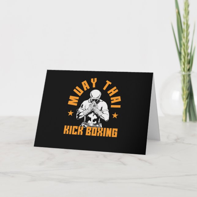 Muay Thai Kickboxen Card (Front)