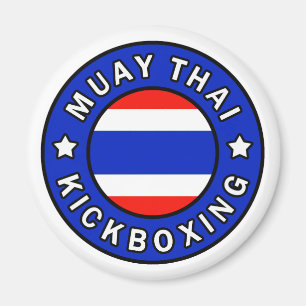 Muay Thai Kickboxing Magnet