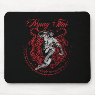 Muay Thai Kickboxing Martial Art Fighter Thai Boxi Mouse Mat