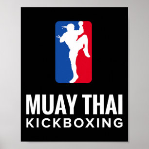 Muay Thai Kickboxing Poster