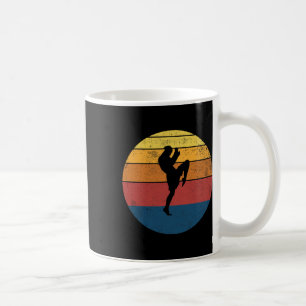 Muay Thai Kickboxing Retro Vintage Gift Coffee Mug