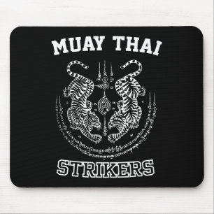 Muay Thai Kickboxing Tiger Fighter Sak Yant Mma  Mouse Mat