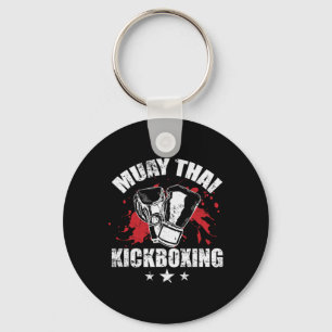 Muay Thai Kickboxing Traditional Techniques Key Ring