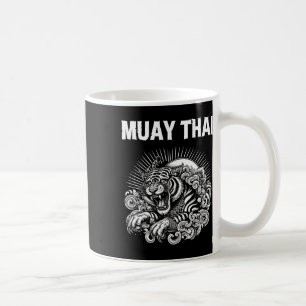 Muay Thai Language Tattoo Tiger Roar Kickboxing Th Coffee Mug