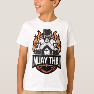 Muay Thai Logo - Thai Boxing Fighter  T-Shirt