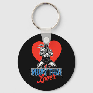 Muay Thai Lover Hobby Boxing Martial Arts Fighter  Key Ring