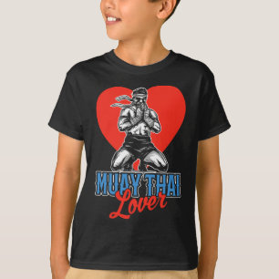 Muay Thai Lover Hobby Boxing Martial Arts Fighter T-Shirt