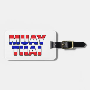 Muay Thai Luggage Tag