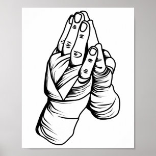 Muay Thai Martial Arts Combat Boxing Sport  Poster