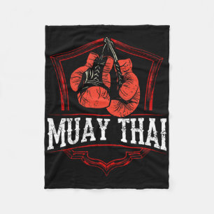 Muay Thai Martial Arts Fighter Boxing Hobby _1 Fleece Blanket