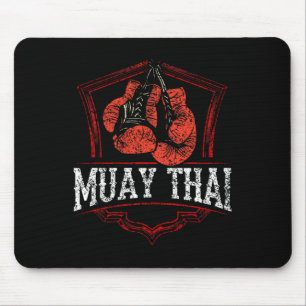Muay Thai Martial Arts Fighter Boxing Hobby Mouse Mat