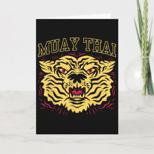 Muay Thai Martial Arts Hobby Fighter Boxing _1 Card