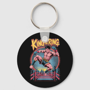 Muay Thai Martial Arts Kickboxing King of The Ring Key Ring