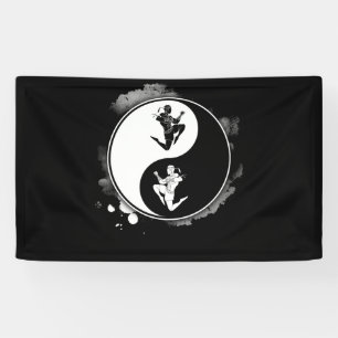 Muay Thai Martial Arts Thai Boxing Yin Yang Coach Banner