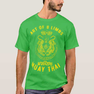 Muay Thai Mens MMA Tiger Street fight Muay Thai Ki T-Shirt