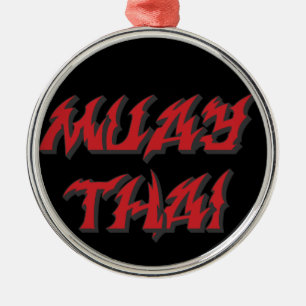 Muay Thai Metal Tree Decoration