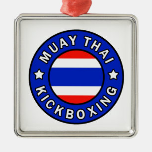 Muay Thai Metal Tree Decoration