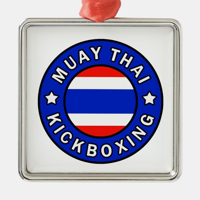Muay Thai Metal Tree Decoration (Front)