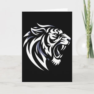 Muay Thai Mma Fight Tattoo Tiger Roar Kickboxing T Card
