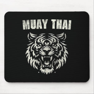Muay Thai Mma Fight Tattoo Tiger Roar Kickboxing T Mouse Mat