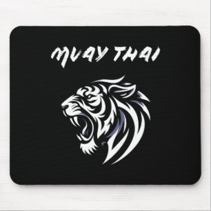 Muay Thai Mma Fight Tattoo Tiger Roar Kickboxing T Mouse Mat