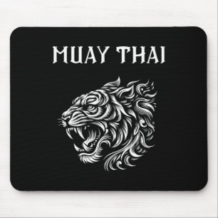 Muay Thai Mma Fight Tattoo Tiger Roar Kickboxing T Mouse Mat