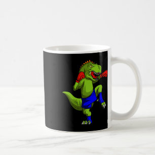 Muay Thai Mma Fighter T-rex Mixed Martial Art Comb Coffee Mug