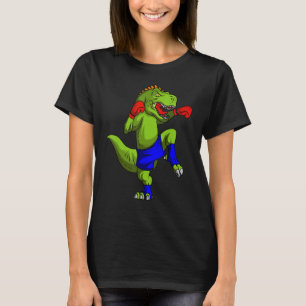 Muay Thai MMA Fighter T-Rex Mixed Martial Art Comb T-Shirt