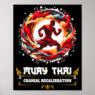 Muay Thai MMA Thai Boxing Kickboxing Gym Culture Poster