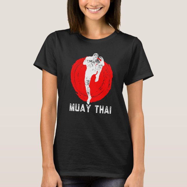 Muay Thai NakMuay Boxing Workout   T-Shirt (Front)
