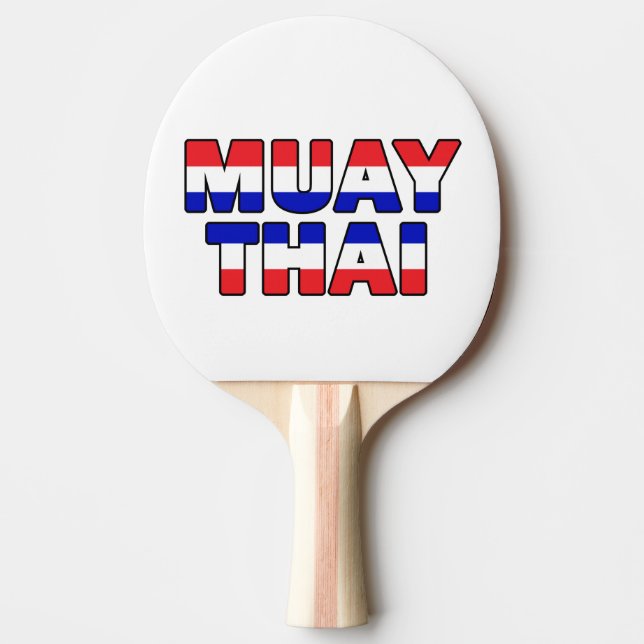 Muay Thai Ping Pong Paddle (Front)