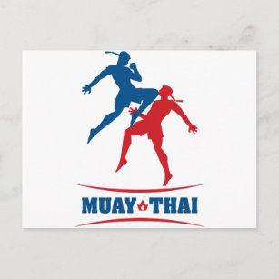 Muay Thai Postcard