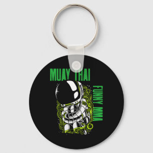 Muay Thai Rolled Up Astronaut, Mma, Kickboxing, Ji Key Ring