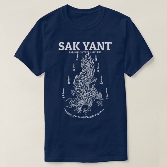 Muay Thai Sak Yant Dragon T-Shirt (Design Front)