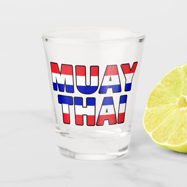 Muay Thai Shot Glass (Front)