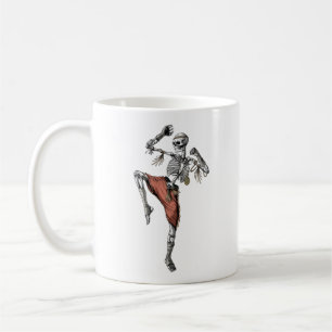 Muay Thai Skeleton Coffee Mug