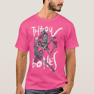 Muay Thai Skeleton Thai Boxing And Kickboxing T-Shirt