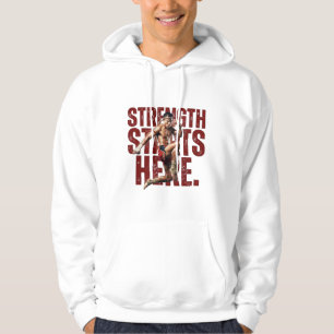 Muay Thai Strength Starts Here Fighter T-Shirt Des Hoodie