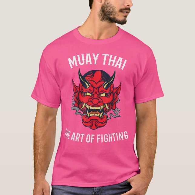 Muay Thai Strong Oni Hannya T-Shirt (Front)