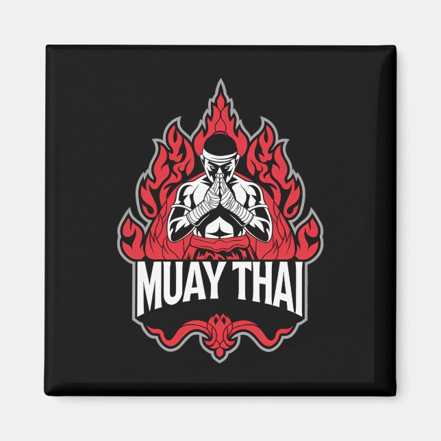 Muay Thai Thai Boxing 1  Magnet (Front)