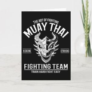 Muay Thai Thai Boxing Kickboxing Card