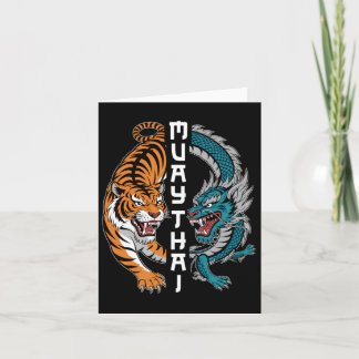 Muay Thai Thailand Boxing Muay Thai Fan Men Women  Card
