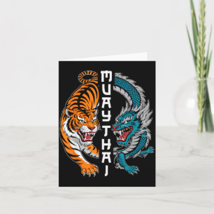 Muay Thai Thailand Boxing Muay Thai Fan Men Women Card