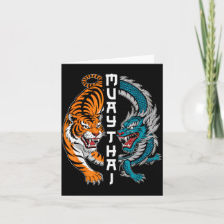 Muay Thai Thailand Boxing Muay Thai Fan Men Women  Card