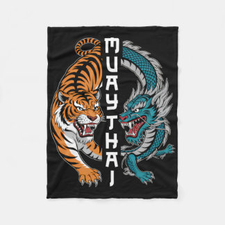 Muay Thai Thailand Boxing Muay Thai Fan Men Women  Fleece Blanket