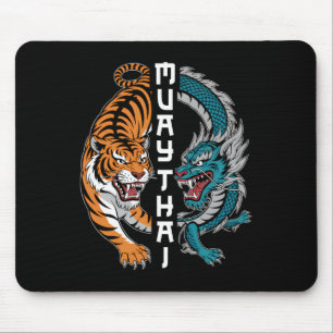 Muay Thai Thailand Boxing Muay Thai Fan Men Women Mouse Mat