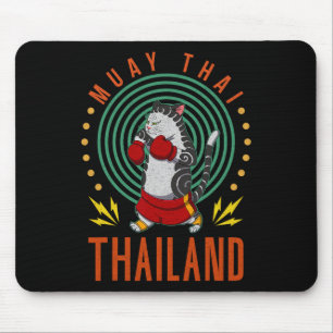 Muay Thai Thailand Fist Ring Knee Fighter Techniqu Mouse Mat