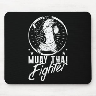 Muay Thai Thailand Fist Ring Knee Fighter Techniqu Mouse Mat