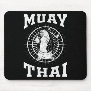 Muay Thai Thailand Fist Ring Knee Fighter Techniqu Mouse Mat