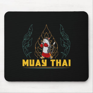 Muay Thai Thailand Fist Ring Knee Fighter Techniqu Mouse Mat